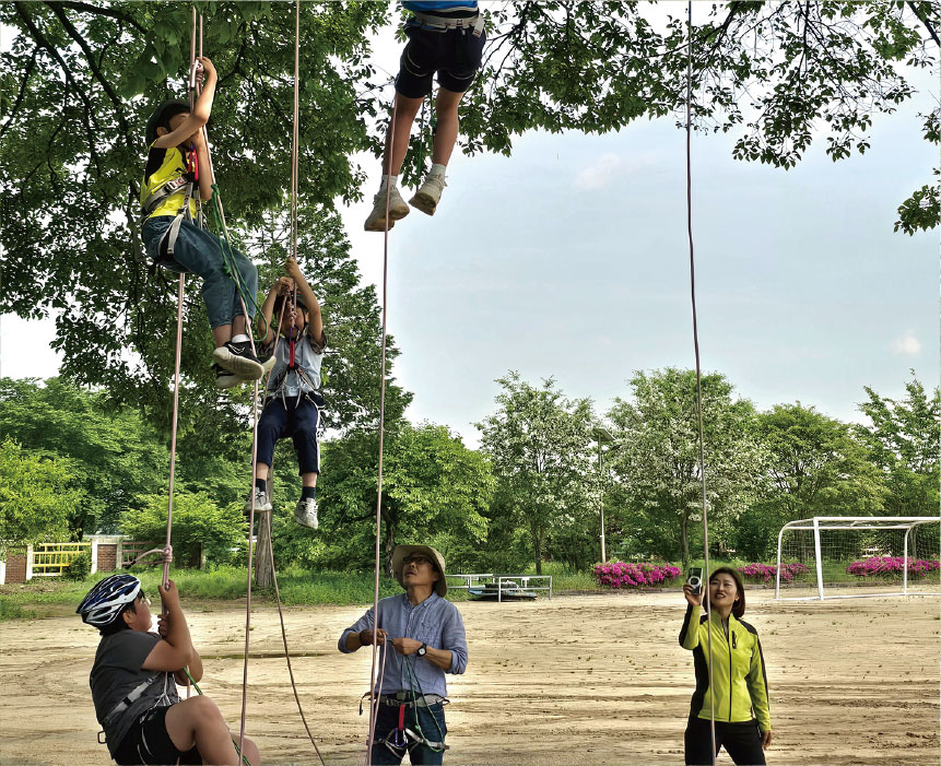숲놀이 (트리클라이밍, 밧줄 놀이)