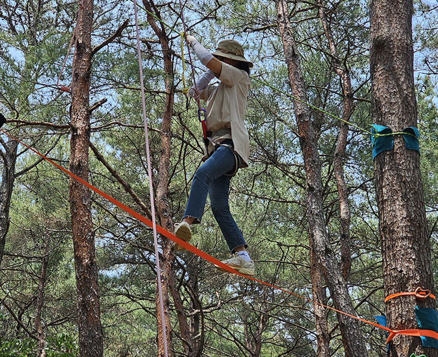 숲놀이 (트리클라이밍, 밧줄 놀이)
